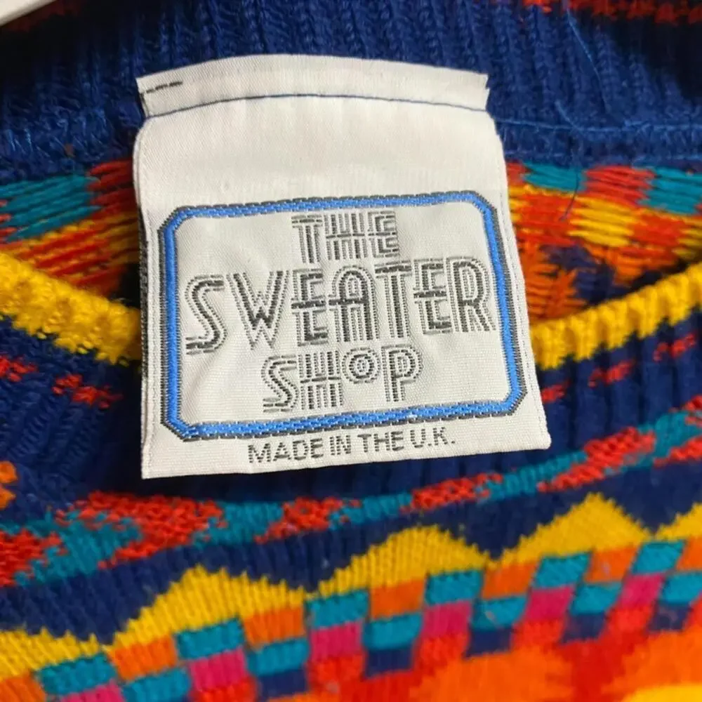 The Sweater Shop United Kingdom Scotland Esccose Men's Sweater Multi Sz L/XL - Picture 6 of 9